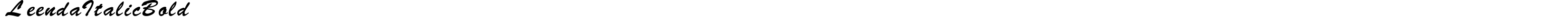 Leenda Italic Bold  preview