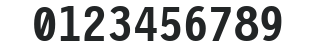 LetterGothic12Pitch Strike numbers preview