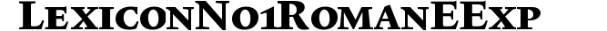 Lexicon No1 Roman E Exp preview