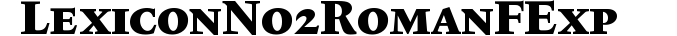 Lexicon No2 Roman F Exp preview
