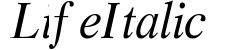 Life-Italic preview