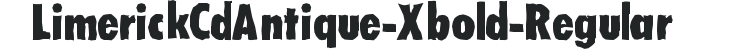 LimerickCdAntique-Xbold-Regular preview