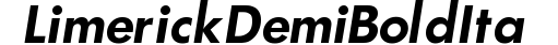 Limerick-DemiBoldIta preview