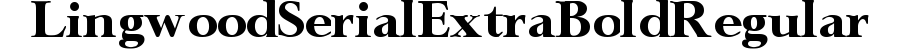 Lingwood-Serial-ExtraBold-Regular preview