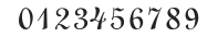 Linoscript-Normal numbers preview