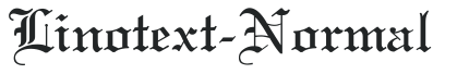 Linotext-Normal preview
