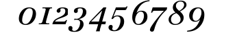 Linotype Centennial 56 Italic Oldstyle Figures preview