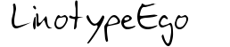 Linotype Ego preview