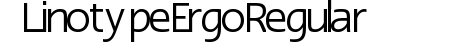 Linotype Ergo Regular preview
