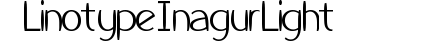 Linotype Inagur Light preview