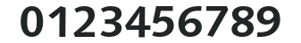 LinotypeSyntax-Bold numbers preview