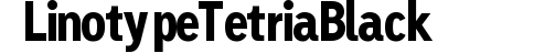 Linotype Tetria Black preview