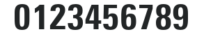LinotypeUnivers-CondHeavy numbers preview