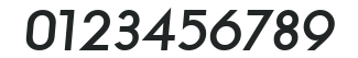 Litera-Serial-Heavy-RegularItalic numbers preview