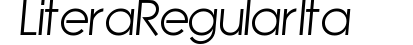 Litera-RegularIta preview