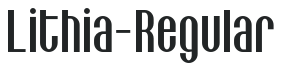 Lithia-Regular letters preview