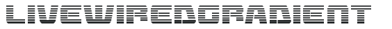 Livewired Gradient letters preview