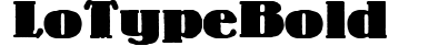 Lo-Type-Bold preview
