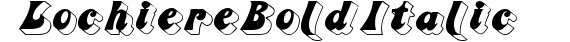 Lochiere Bold Italic preview