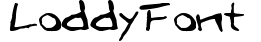 LoddyFont preview