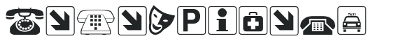 LogosPiFont letters preview