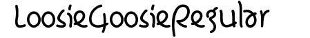 LoosieGoosie-Regular preview