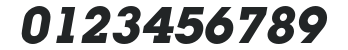 LubalinGraphStd-BoldOblique numbers preview