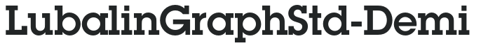 LubalinGraphStd-Demi preview