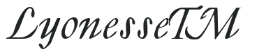 Lyonesse™ letters preview