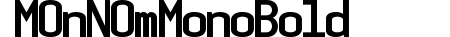 MOn NOm Mono Bold preview