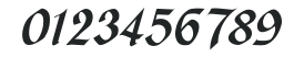 MacHumaine-Normal-Italic numbers preview
