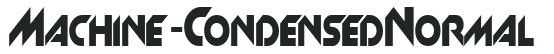 Machine-Condensed Normal letters preview
