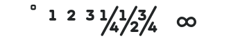 MagdaCleanMono-RegularExpert numbers preview