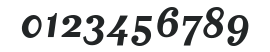MatrixScript-Bold numbers preview