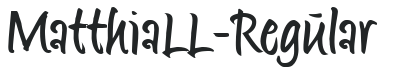MatthiaLL-Regular letters preview
