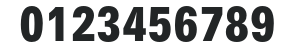 MaximaEF-BoldCondensed numbers preview