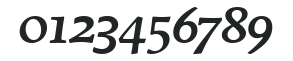 MendozaITCMediumOS-RmnIta numbers preview