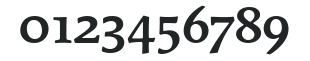 MendozaITCMediumOS-Roman numbers preview