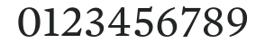 MercuryTextG2-Roman numbers preview