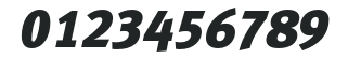 MetaBlackCyrLF-ItalicCaps numbers preview