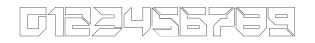MetronOpen-Outline numbers preview