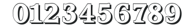 MichaelBeckerShadow-ExtraBold numbers preview