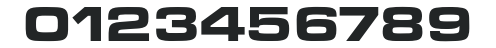 MicrogrammaEF-BoldExtend numbers preview