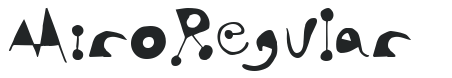 MiroRegular letters preview