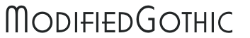ModifiedGothic letters preview