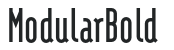 ModularBold letters preview