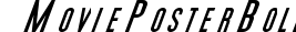 Movie Poster BoldItalic preview