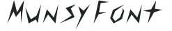 MunsyFont   preview