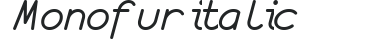 monofur   italic preview