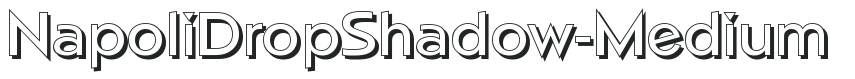 NapoliDropShadow-Medium preview